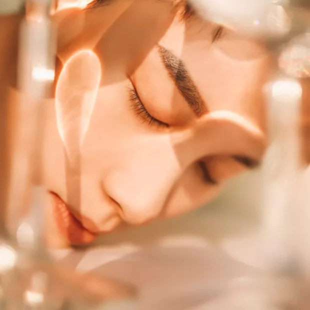 man's face