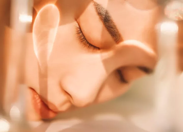 man's face