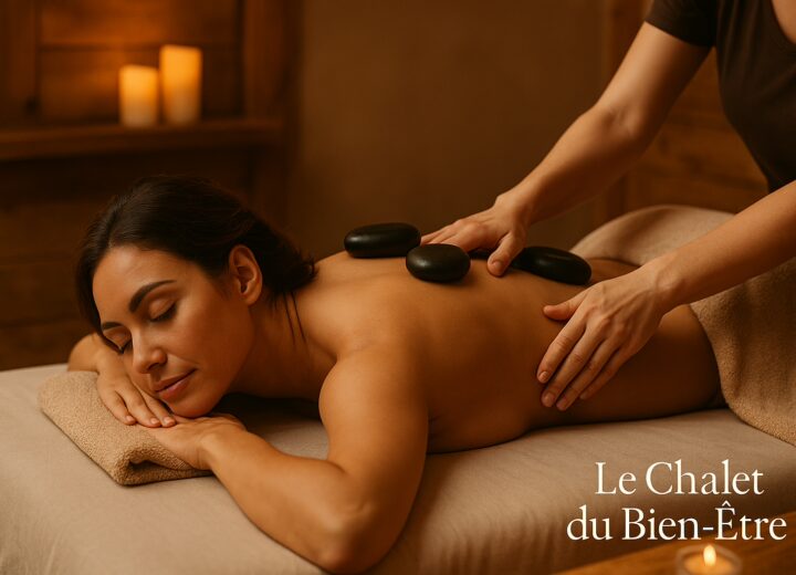 femme se faisant masser